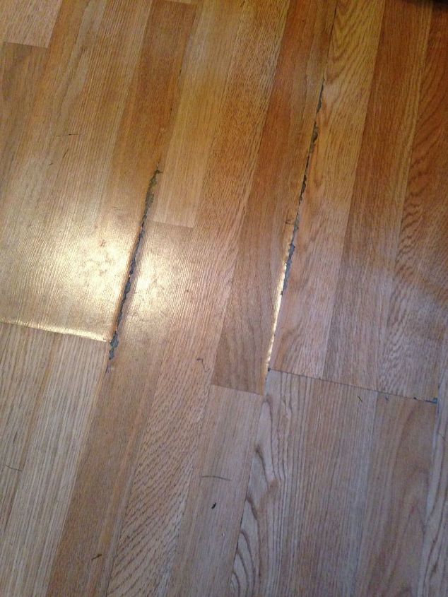 q how do i camouflage water damaged laminate flooring