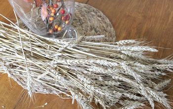  Decoração clássica de outono com feixes de trigo