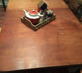 vintage table makeover