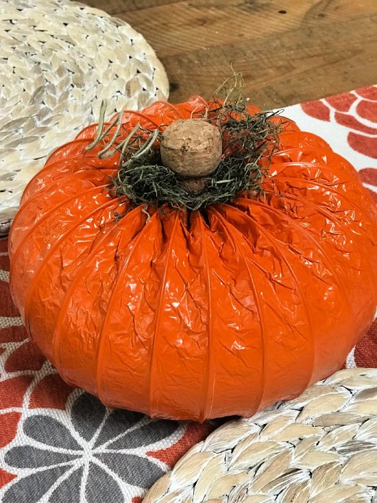 dryer vent hose diy pumpkin