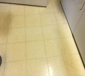 how do you clean yellowed linoleum