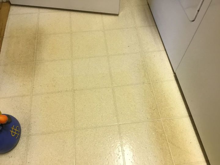 how do you clean yellowed linoleum