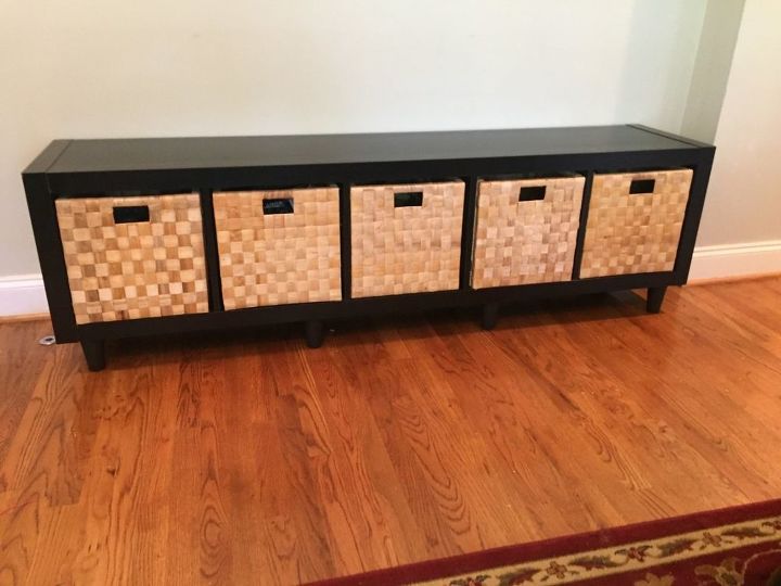 Ikea Bookshelf To Storage Bench In 10 Min Hometalk