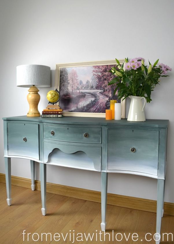 s 10 of our favorite ways to paint that old piece, This sea foam sweetheart