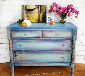 s 10 of our favorite ways to paint that old piece, This water color wonder