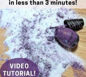 30 second hack to clean up spilled nail polish