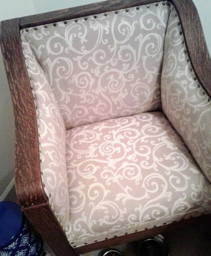 q any ideas on how i could update this antique chair