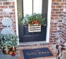 fall window box for your door