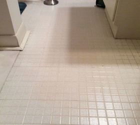 q help with bathroom floor