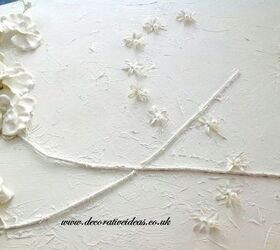 how to make a piece of art with artificial flowers