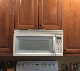 how do i replace the space above my microwave above range