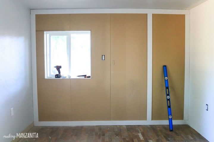 how to do a board and batten wall on a textured wall