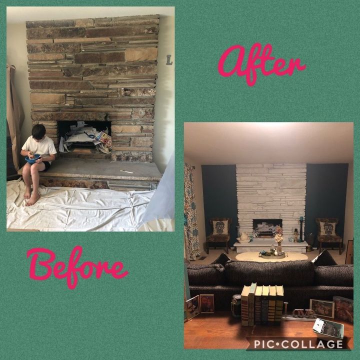 lighten up that fireplace