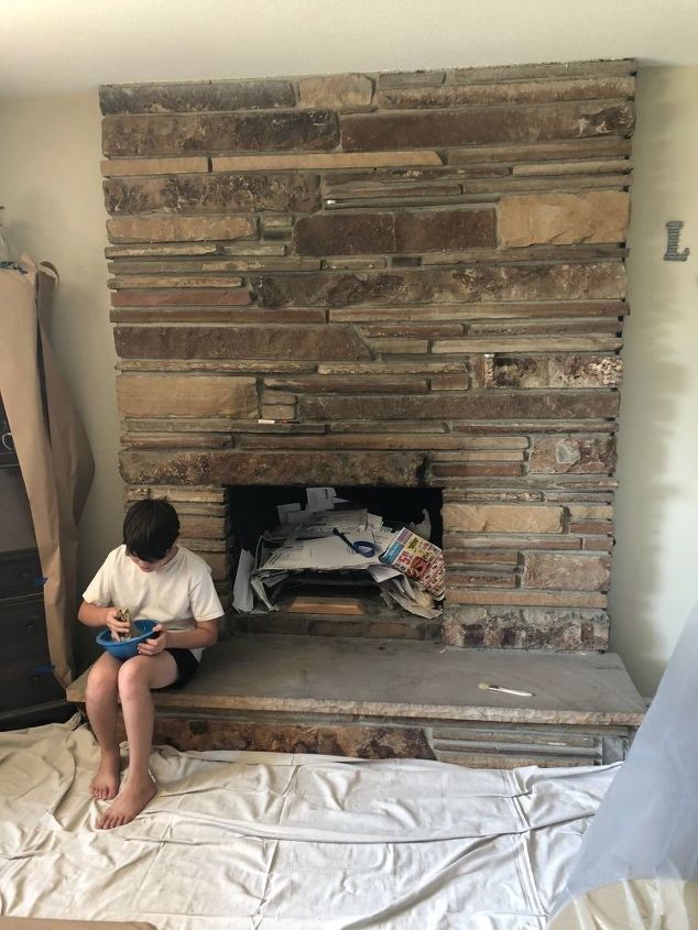 lighten up that fireplace