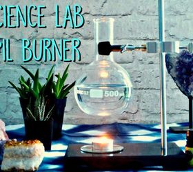 science lab essential oil burner