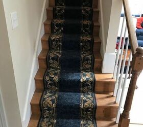 q how can i makeover a pine wood staircase