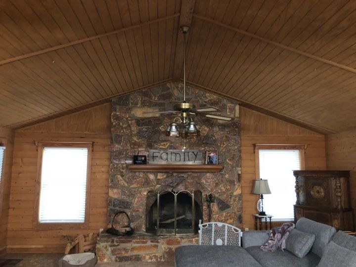 q lighten up a solid wood log home