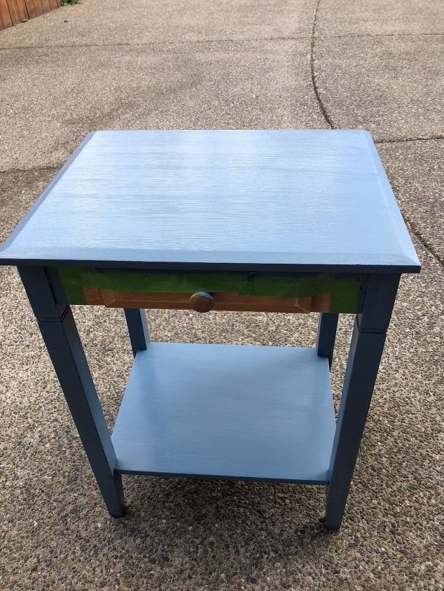 cute little side table make over