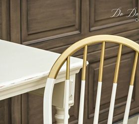 how to paint amazing gold dipped furniture for the win