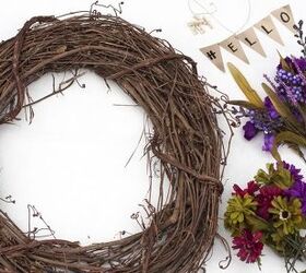 diy wreath on a budget for fall