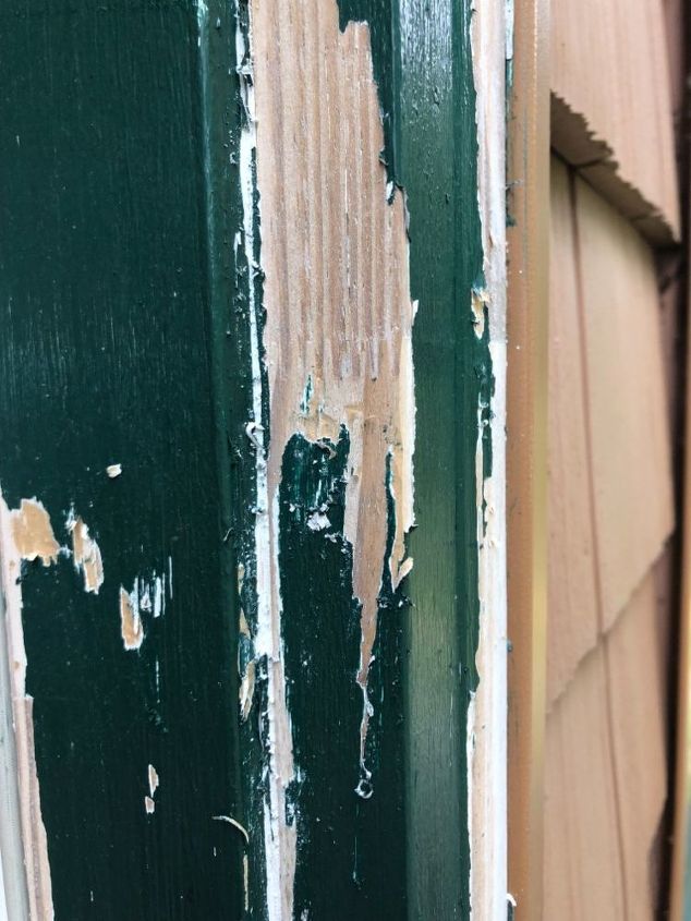q how do i remove peeling paint primer from door frame