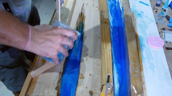 cmo hacer una tabla de surf de resina y madera glow table o wall art