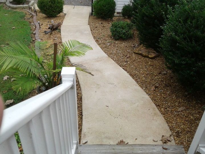 How To Make My Concrete Sidewalk Look Better Hometalk How To Make My Concrete Sidewalk Look, How To Make A Concrete Patio Look Nicer
