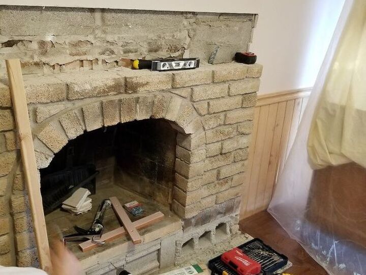 q help with converting my ugly fireplace