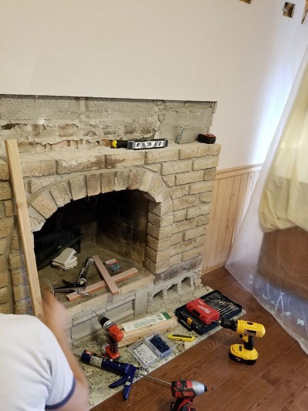 q help with converting my ugly fireplace