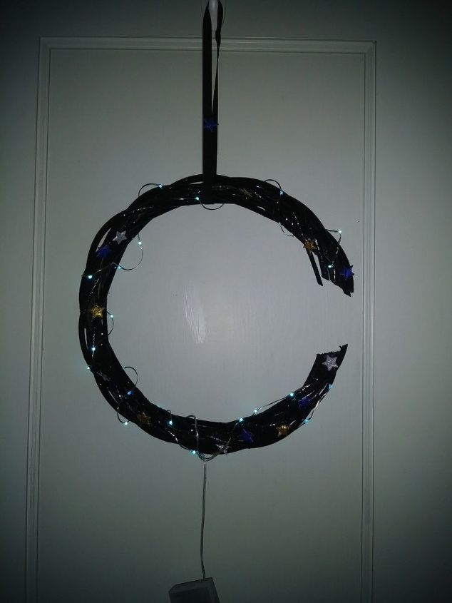 crescent moon wreath