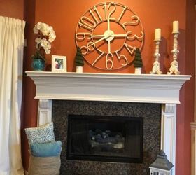 what color would be best to paint the granite around my fireplace