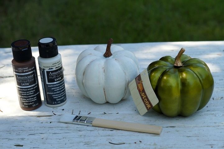how to make over a dollar store pumpkin