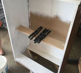 discarded dresser to kids entertainment stand with storage