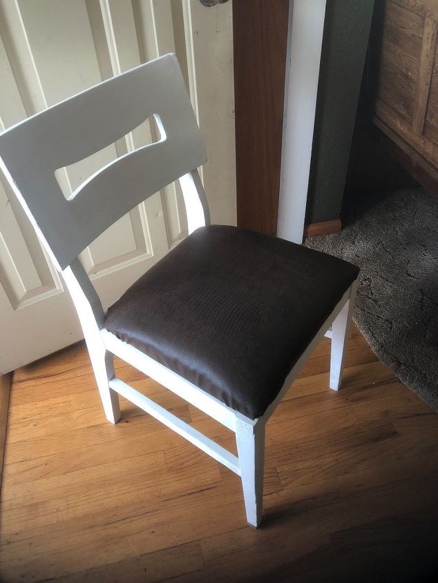 chair redo from junk to beautiful