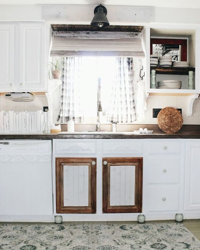 farmhouse kitchen awning