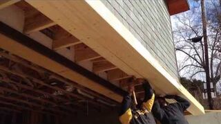 How To Build A Small Free Standing Roof Over Garage Door
