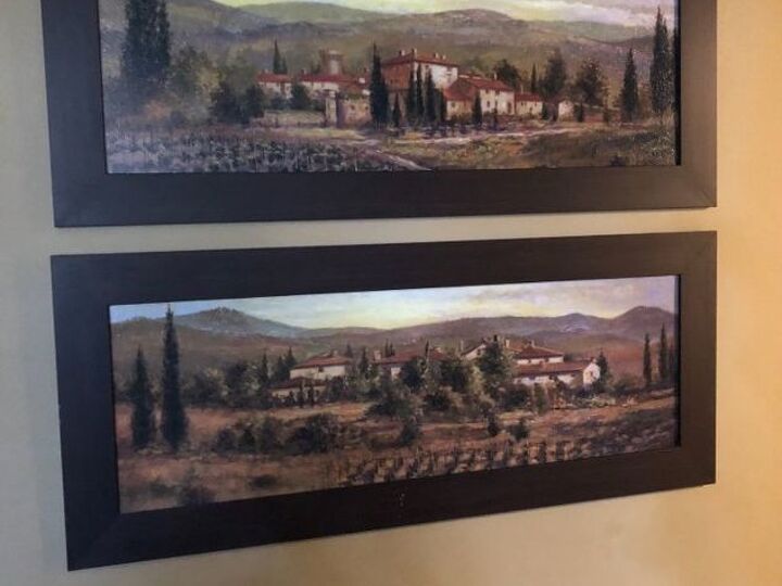 q painting over existing wall art