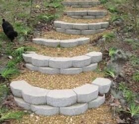 i want to put steps in a slope