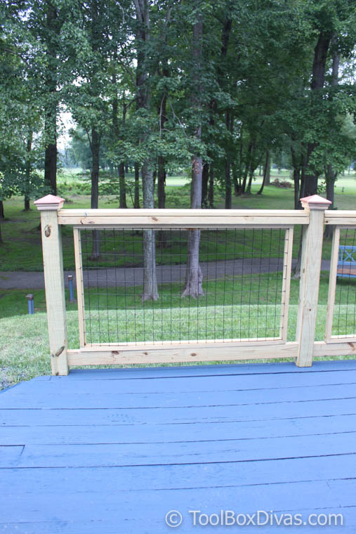 simple easy custom diy deck railings