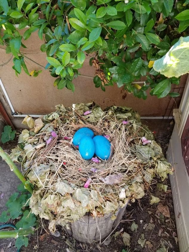 making of a whimsical nest