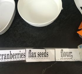 how to make your own clear labels for pantry jars from packing tape