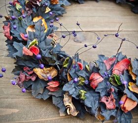 farmhouse halloween wreath
