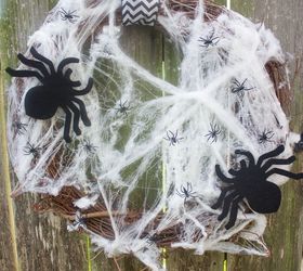 5 minute spider wreath