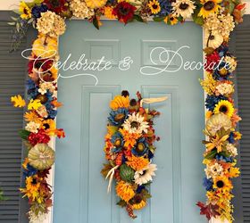Fall front door decorations