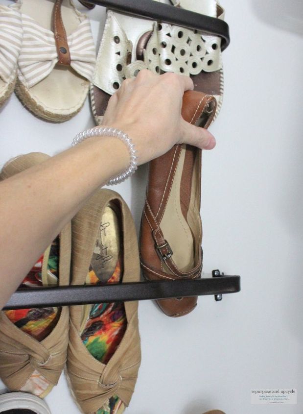 small closet organization ideas with curtain rods