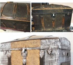 restoring an antique steamer trunk