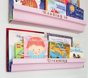 five diy rain gutter bookshelves under 10