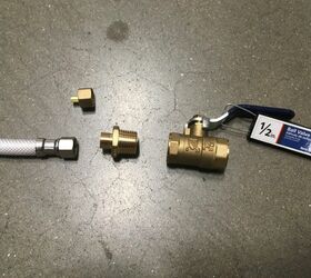 valve upgrade for kitchen or bathroom sink, all the parts for the compr fitting