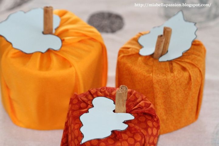 quick n easy halloween fabric pumpkins