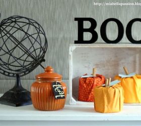 quick n easy halloween fabric pumpkins